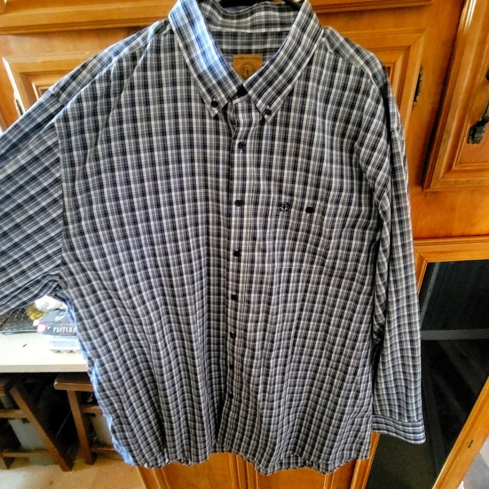 Men's western long-sleeve shirt